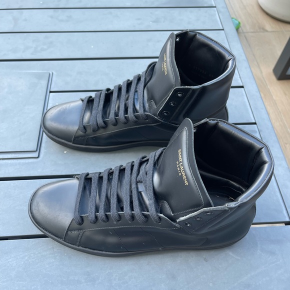 Black Saint Laurent High Tops Size 11 US / 45 EUR - Picture 5 of 12